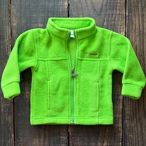 Columbia Bright Green Fleece Jacket